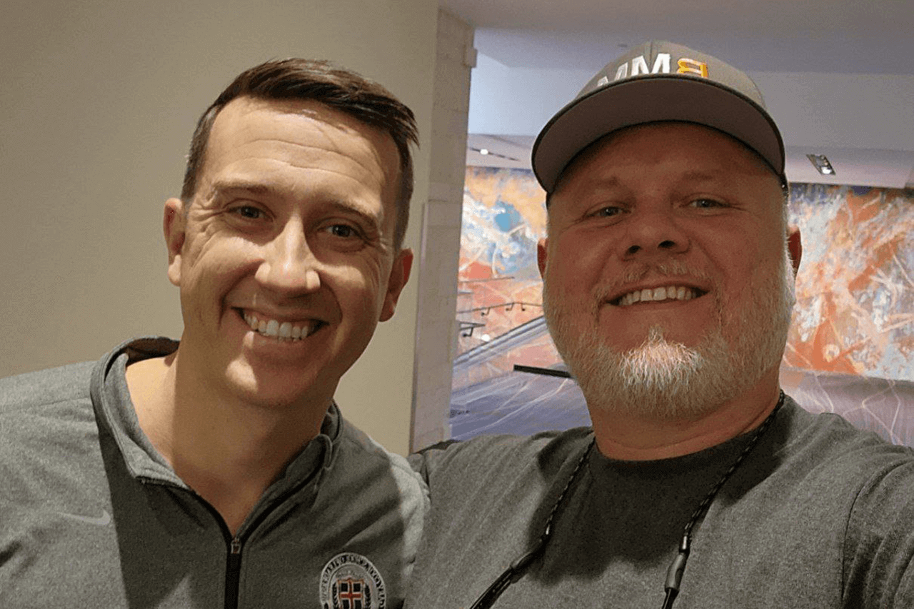 TheCoinDad and Lee Bratcher, President of the Texas Blockchain Association