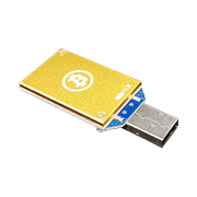 Block Erupter Sapphire USB - Gold Top